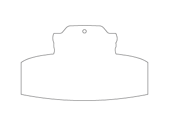 Custom shapes car air fresheners and car deodorizers - model:﻿Logo, personalization on request for corporate branding﻿