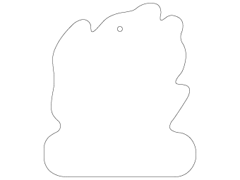 Custom shapes car air fresheners and car deodorizers - model:﻿Animals, personalization on request for corporate branding﻿