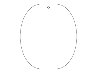 Custom shapes car air fresheners and car deodorizers - model:﻿Round, personalization on request for corporate branding﻿