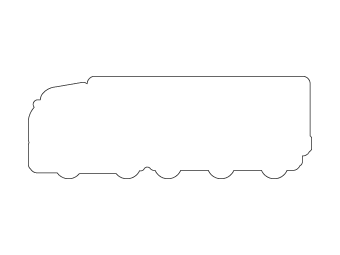 Custom shapes car air fresheners and car deodorizers - model:﻿Truck, personalization on request for corporate branding﻿