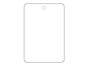 Custom shapes car air fresheners and car deodorizers - model:﻿Rectangular, personalization on request for corporate branding﻿