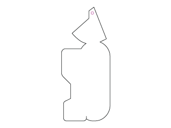 Custom shapes car air fresheners and car deodorizers - model:﻿Logo, personalization on request for corporate branding﻿