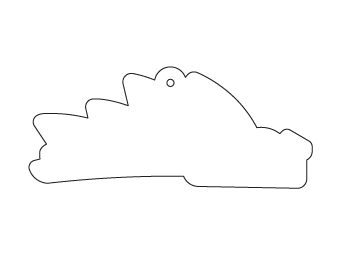 Custom shapes car air fresheners and car deodorizers - model:﻿Logo, personalization on request for corporate branding﻿