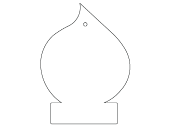 Custom shapes car air fresheners and car deodorizers - model:﻿Logo, personalization on request for corporate branding﻿