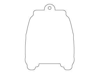 Custom shapes car air fresheners and car deodorizers - model:﻿Car, personalization on request for corporate branding﻿