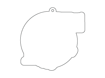 Custom shapes car air fresheners and car deodorizers - model:﻿Logo, personalization on request for corporate branding﻿