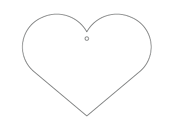 Custom shapes car air fresheners and car deodorizers - model:﻿Heart, personalization on request for corporate branding﻿